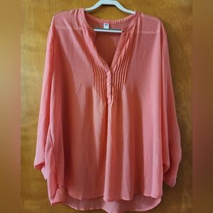Old Navy XXL pink tunic top